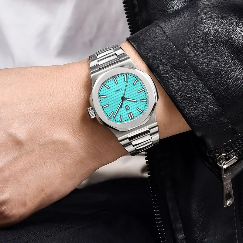 Pagani Design Nautilus Tiffany Dial Automatic Men's Watch- PD-1728